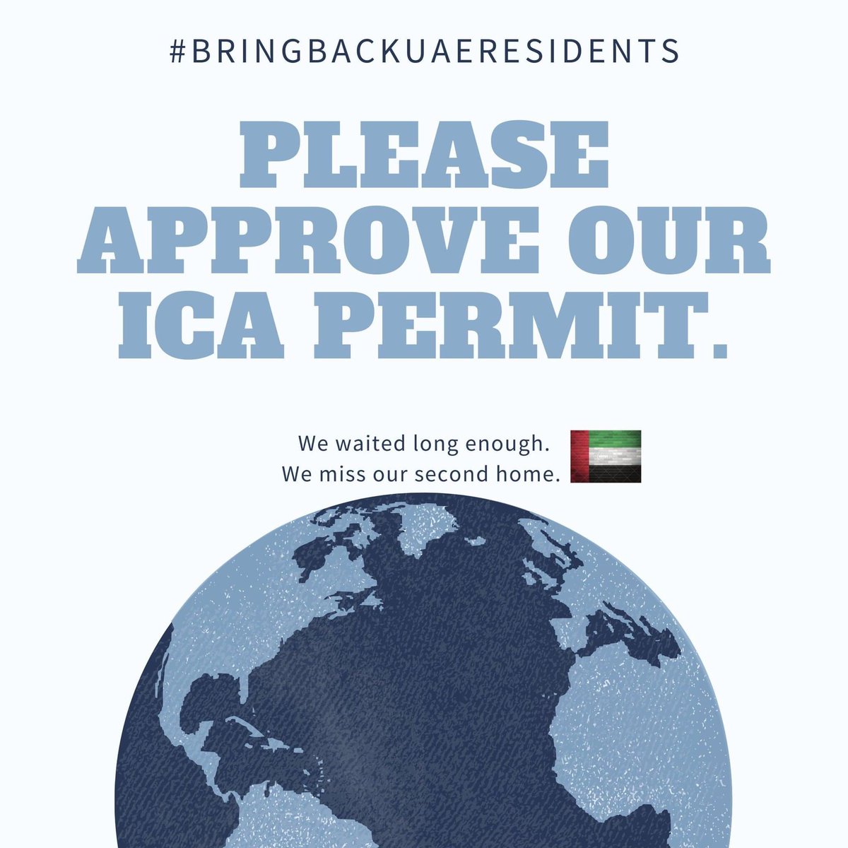 Alibaba05705735's tweet photo. please aprove our request ica application its been a long time waiting our aproval 🙏🏼🙏🏼🙏🏼

#ApproveICA 
#bringbackuaeresidents 

@MoFAICUAE
@ICAUAE
@HHShkMohd
@HamdanMohammed
@MohamedBinZayed
@uaegov
@khaleejtimes
@ICAUAE_help https://t.co/CRypVCBqaL