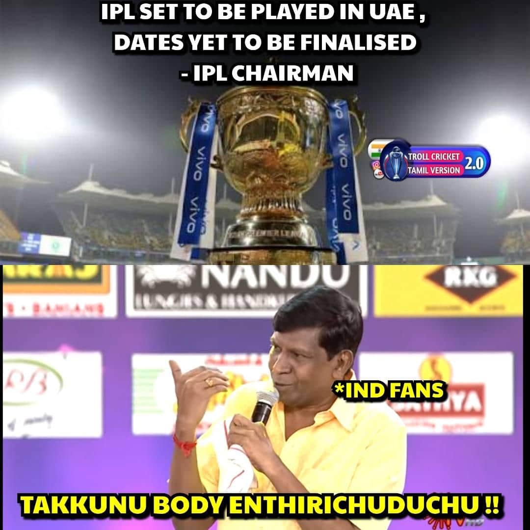 Troll_Cinema's tweet photo. Adi ....Believer Adiiiii ...!
Time to meeeeet !! #IPL2020 #IPLComing https://t.co/H7SuiGGlLJ