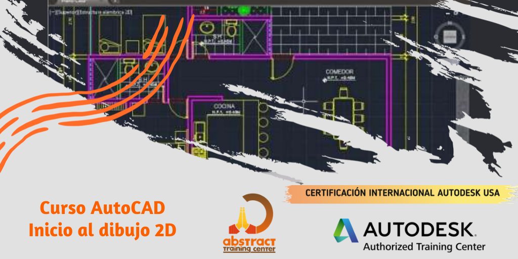 ATCAbstract's tweet photo. Curso AutoCAD Inicio al dibujo 2D

40 Horas académicas
Fecha: Del 27/07 al 06/08

Obtendrás conocimientos para emplear el grafismo en el dibujo como color, grosor de líneas y texturas tramadas para darle la expresión a un plano

https://t.co/VB8qhkBdbt #ATCAbstract https://t.co/bLMNmbOulo