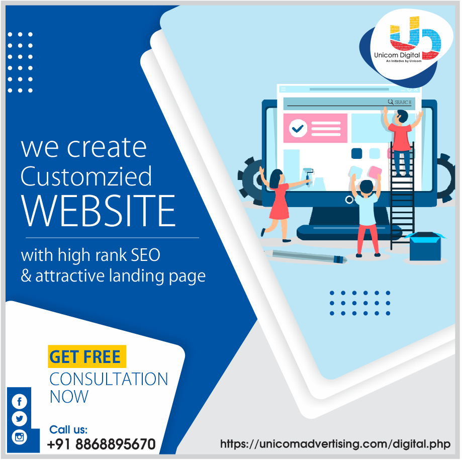 UnicomDigital's tweet photo. We create a customized website with high-rank SEO &amp; attractive landing page.
For consulting call us:- +91 8868895670
#SEO #digitalmarketing #PPC #SEM #SMO #facebookmarketing #marketing https://t.co/uQtIxR0PR3