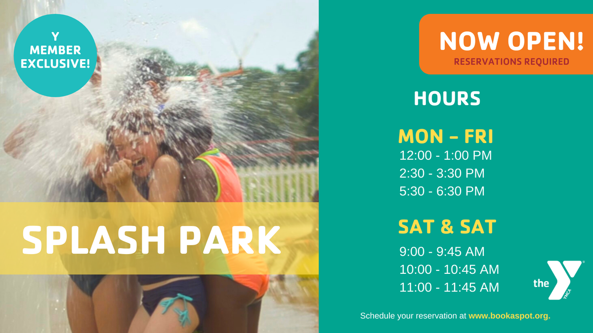 KentCountyYMCA's tweet photo. Y Member Exclusive: Our #splashpark is NOW OPEN! With all of this heat, we're so ready to cool down! Save your spot ➡️ https://t.co/WaVEyU55EQ 🌊#heatwave #staycool https://t.co/osdUtphwhc