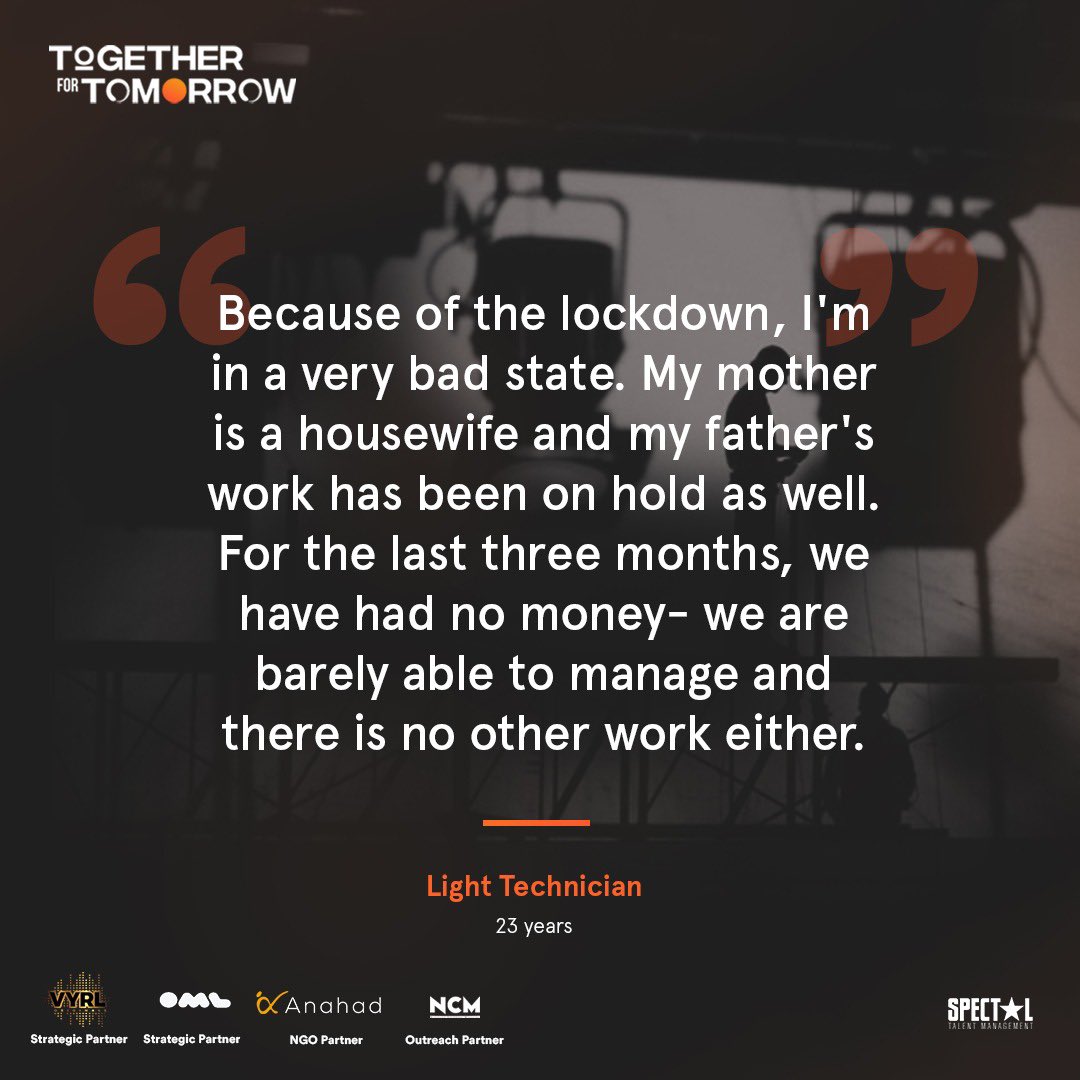 togetherfortom's tweet photo. The real life heroes who make it all happen for us, deserve better.
Join the movement as we extend our helping hand to these #UnsungHeroes.
#togetherfortomorrow #TFT #spectalmanagement #covid19 #coronavirus #diariesofunsungheroesvyrl https://t.co/tQPEfRWWyf