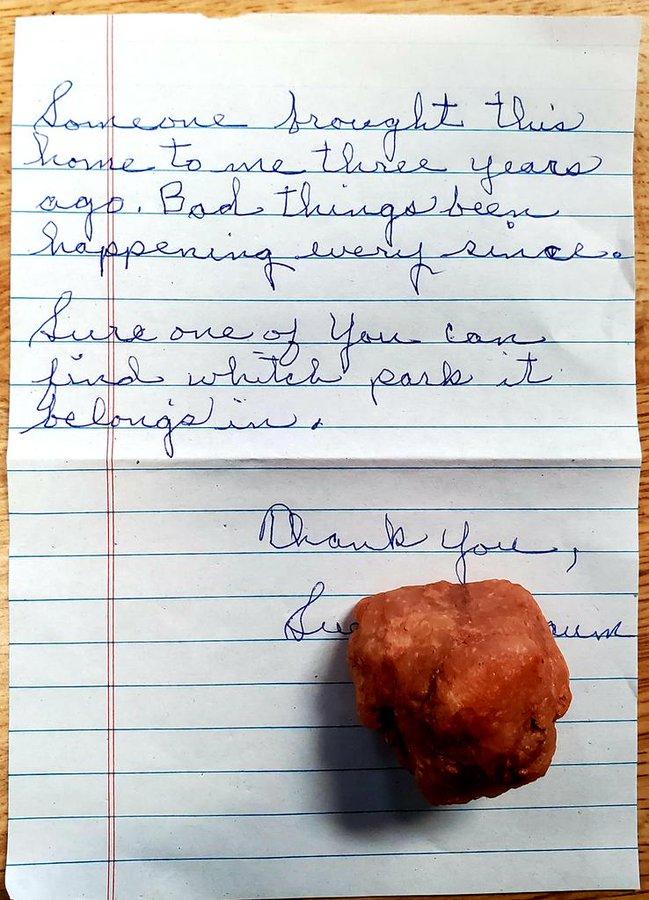 'Cursed' rock is returned to Colorado park EddDxXkWAAEI-1v?format=jpg&name=900x900