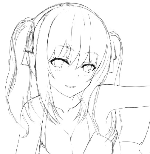 ラフの一部 