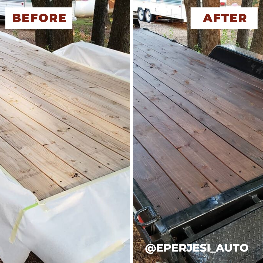 ReadySealinc's tweet photo. Who says a trailer can’t look fantastic? 🌟
A great choice of stain by customer J. Eperjesi!!
#detailing #detailingaddicts #detailingworld #iksprayers #iksprayers #bigtex #readyseal #auto #trailer #stain #woodstain https://t.co/QemBt1keTN