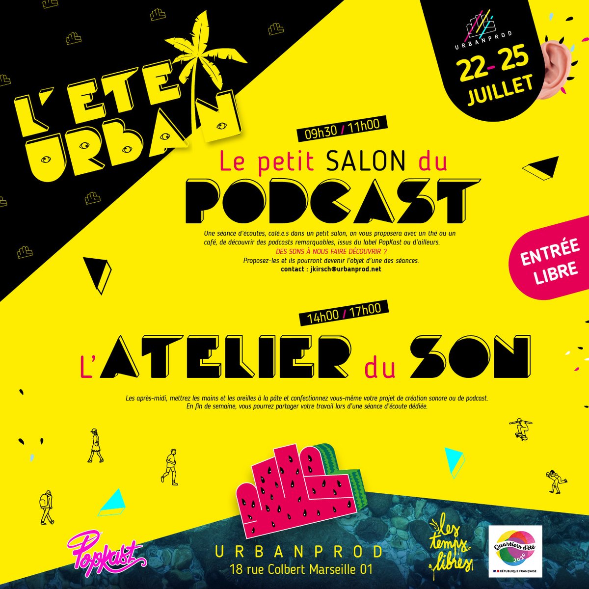 MrCerise's tweet photo. Tout part et vient d'ici.
Rdv à Belsunce - fleuron des quartiers phocéens - tous les jours du 22 au 25 juillet dans le @MarsMedialab d'@Urban_Prod. 
#podcast #Marseille https://t.co/6oYstCIbiJ