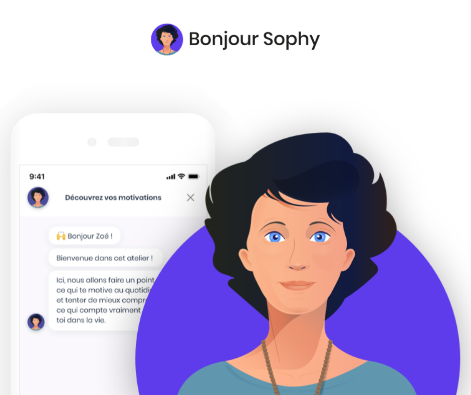 MartinRyssen's tweet photo. Lancement de https://t.co/Zv4cZClWaP , un programme pour vous aider à découvrir votre mission de vie, entièrement digital et guidé par notre coach virtuelle Sophy https://t.co/MdoLuYUPix