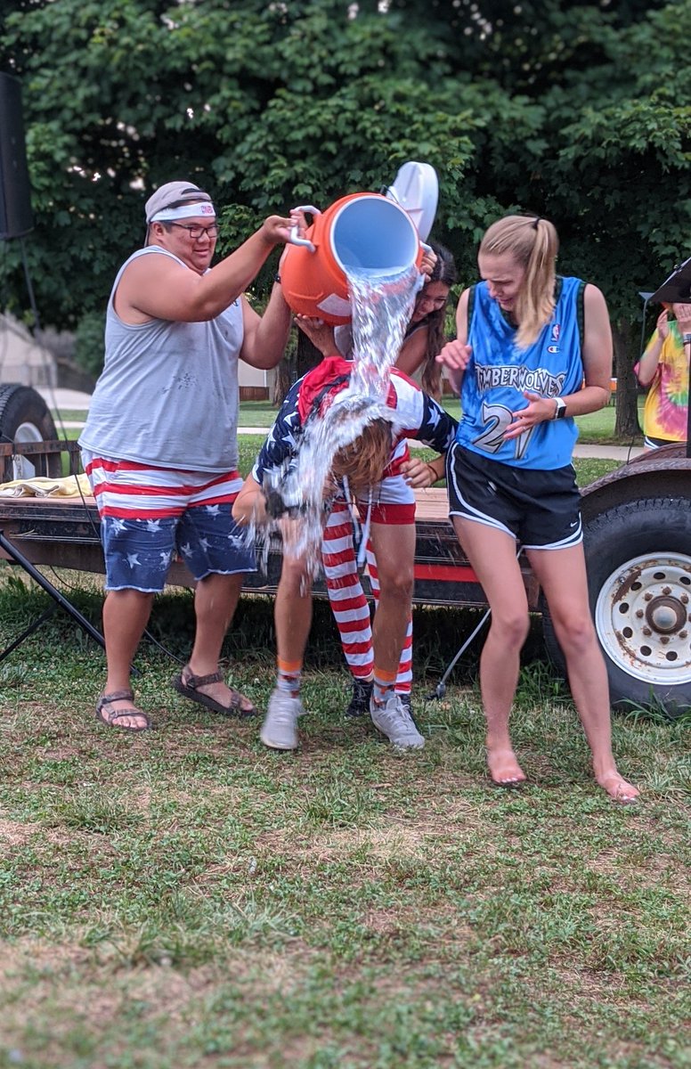 YouthfrontCamp's tweet image. We had a great start to our week last night with HYPE Olympics. There was a bunch of spirit on the field, including a dragon? #YFCampWest #Session8