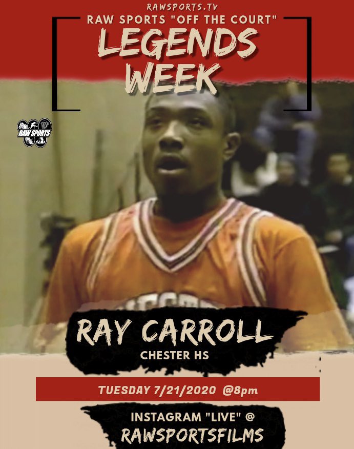 BigStarRawSport's tweet photo. Tonight’s guest on LEGENDS WEEK is CHESTER CLIPPERS GREAT “RAY CARROLL”. TUNE IN TONIGHT @8pm on INSTAGRAM @RawSportsFilms to hear him speak about HS days, Summer leagues, college, and beyond. It’s also his BIRTHDAY today 🎂
#RawSports #RayCarroll #LegendsWeek #Chester https://t.co/1KbYGewyvA