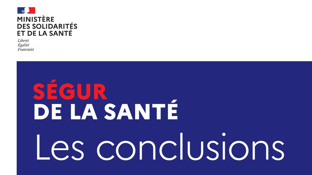 #Segur de la #Santé : Conclusions et dossier de presse disponibles sur le site du @MinSoliSante ⤵️

📒solidarites-sante.gouv.fr/IMG/pdf/dossie…