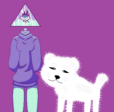 MischiefBoy7500's tweet photo. @iilluminaughtii ell, I decided to try my art skills at drawing your character and Casper. I hope I didn't make the body too robust. Also, I'm not the best at drawing floof dogs, but I did try my best. https://t.co/q39tF6jxXw