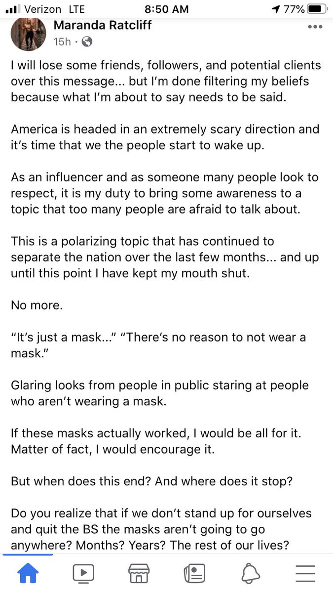 brittneymeyer's tweet photo. Just trying to figure out why this person went on a rant about masks and attached 2 pictures of herself running through the woods with a gun #FacebookThings https://t.co/Pu4CGLXBtv