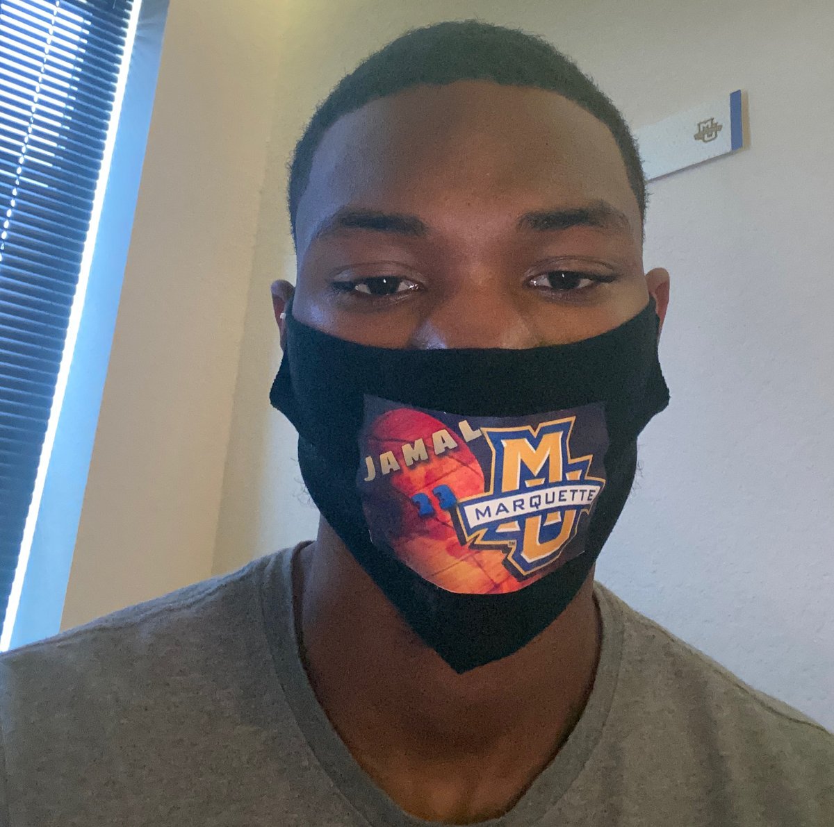 Please continue to #MaskUpMKE with #mubb and @muathletics and this week @MarquetteU fans can participate in the get a mask, give a mask initiative. #MaskUp @MarquetteAlumni @ike_eke @Theojohn123 @jamalcain24 DETAILS: give.marquette.edu/mask-social