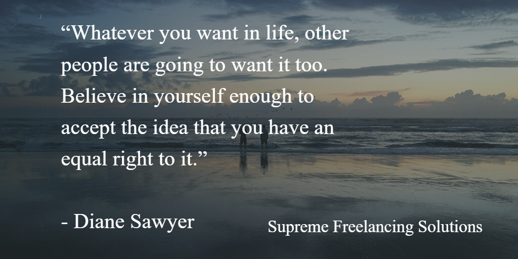 SuprmFreelancer's tweet photo. Success, joy, happiness, etc. is not just for everyone else. It is for you too and I want you to #believe that. Believe that you are #worthy and that you #DeserveAbundance. Now, hold your head up and go get that #dream. #JustDoIt #TuesdayThoughts #YesWeCan #DreamBig https://t.co/KHC5Sp3TQf