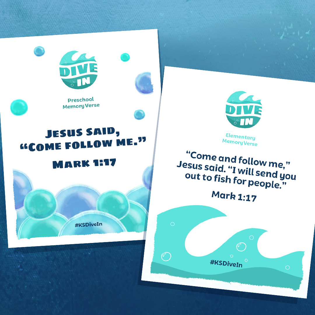 Where can you put this printable to help you and your child memorize what Jesus said? #KSDiveIn 
bit.ly/KSDiveInPSverse 
bit.ly/KSDiveInESverse