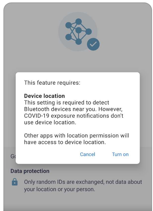 But European gov'ts have not told Android users of the virus-tracing apps that, once they turn on location, Google may use Wi-Fi, mobile networks and Bluetooth beacons to determine their precise whereabouts through a setting called location accuracy. Informed consent?