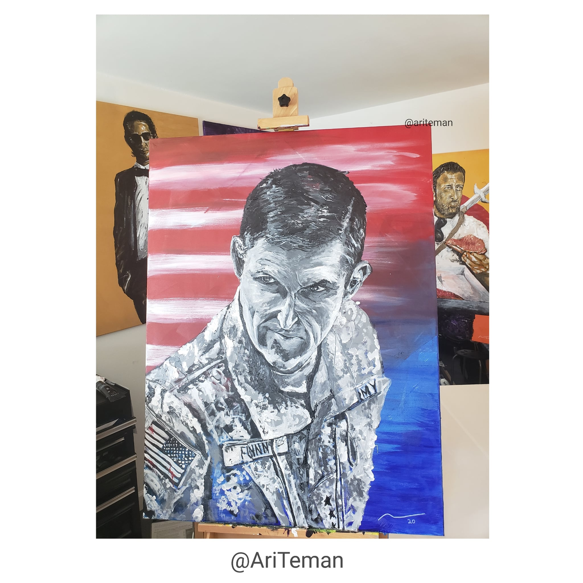 AriTeman's tweet photo. #flynndication #flynn #maga #painting #acrylic #modernart
More art at https://t.co/LGs2wAGQwI or https://t.co/YY91hBkjwf https://t.co/m7r7FAfQWC