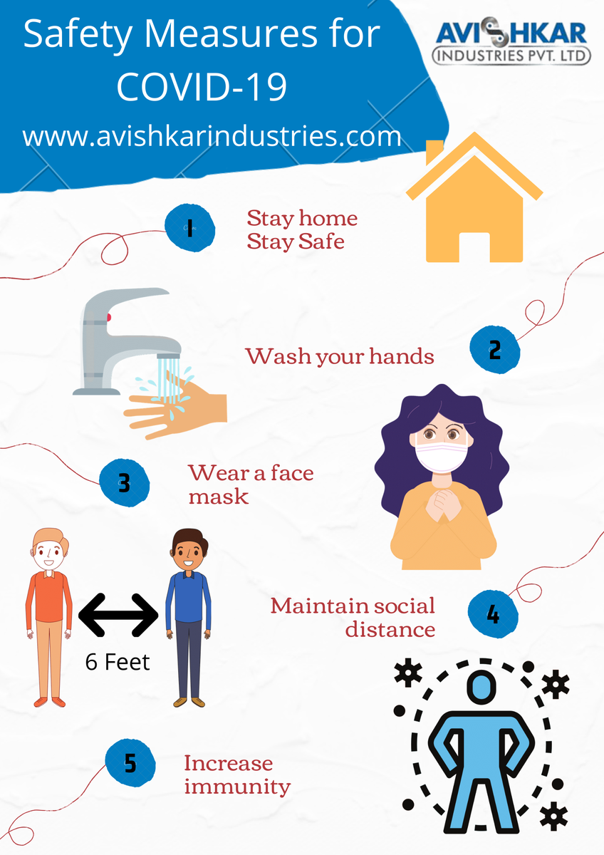 AvishkarInd's tweet photo. Because of #Coronavirus, safety is more important than ever. some #safety measures &amp; precautions you should take will help prevent the spread of the virus.

For further information, Please Visit: https://t.co/em24bU0KBd

#covid19 #covid_19 #caronavirus  #stayhome #covid https://t.co/a28wP7M8L7