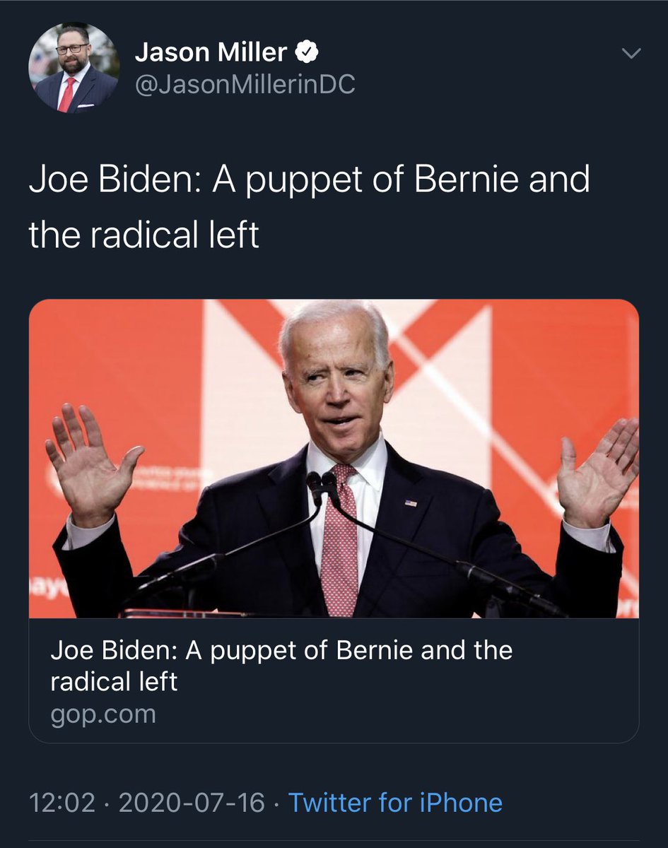 And the same antisemitic puppetmaster rhetoric from Trump 2020 Senior Advisor.