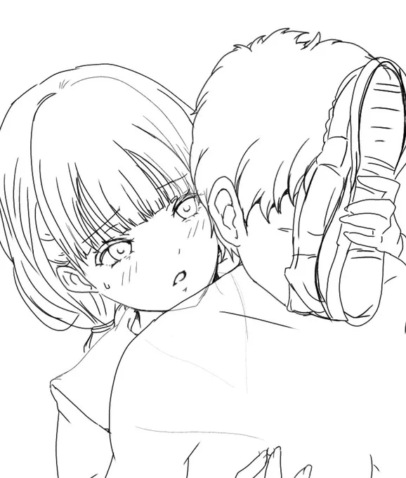 お題箱にもきてたので、以前描いた漫画のひとコマをイラストにしていますー
土日で塗る予定

ローファーが描けんすぎる(';ω;`)
資料として買おうかな・・・クッ…… 