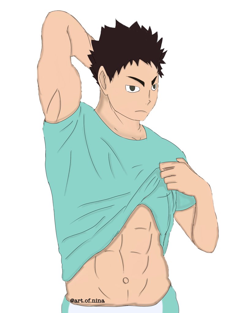 artofninaaa's tweet photo. Oikawa and Iwa-chan lifting their shirts 👀
#hq #haikyuu #haikyuuart #aobajohsai #OikawaWeek #oikawa #OikawaWeek2020 #iwaizumihajime #iwaoi #oikawatooru https://t.co/2RXwdTDdDS