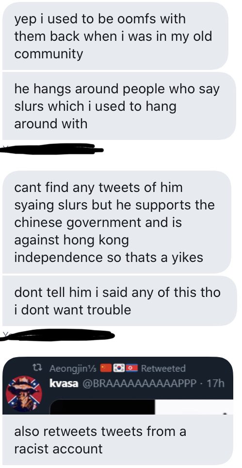 one of his former friends messaged me this yesterday when i asked them if they had anything to add to this thread. i also got the confederate flag sc from them.