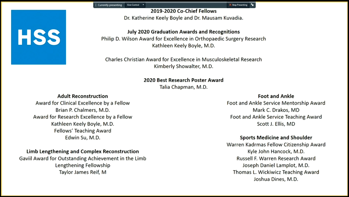 Hss Anesthesiology On Twitter Congrats Dr Mausam Kuvadia Who Was Honored For Her Work As A 2019 2020 Co Chief Fellow From Dr Han Jo Kim Their Leadership Was Instrumental Their Connection To The twitter