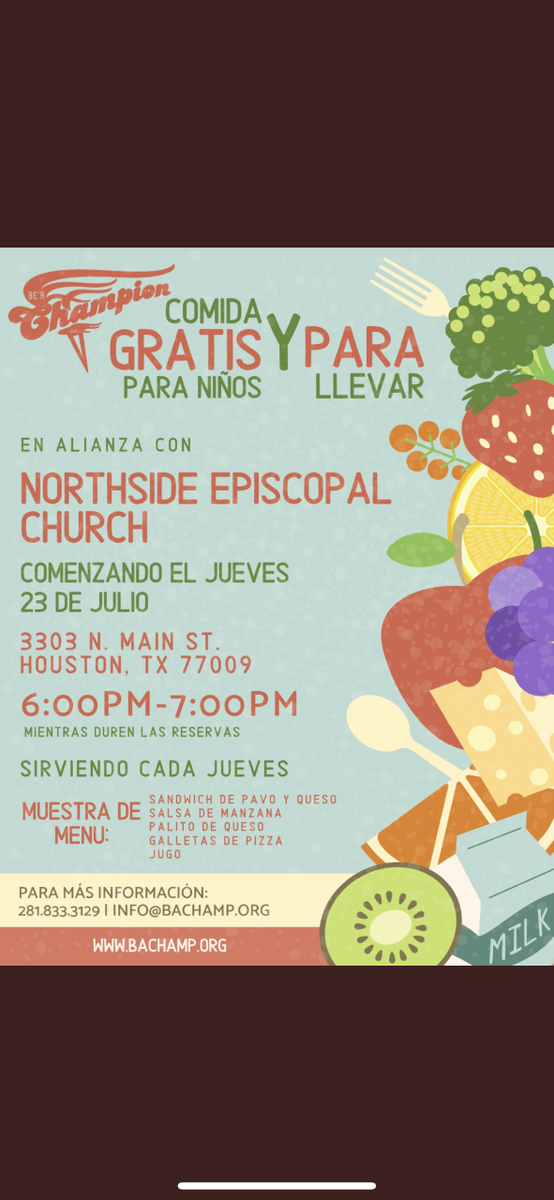 For those interested in a Food Drive!