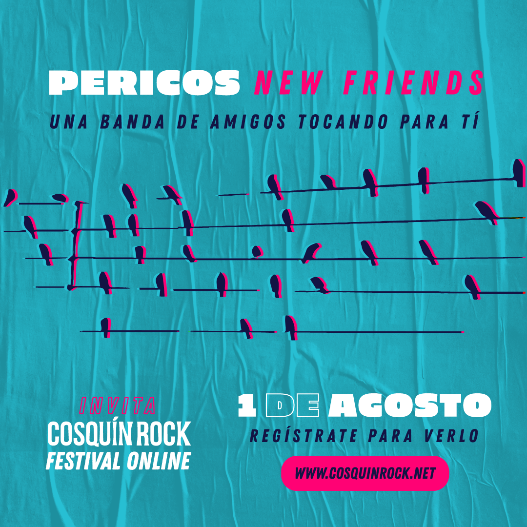 CosquinRockCo's tweet photo. ¡Falta poco para Cosquín Rock Online 🌍!
🙌 Mientras tanto te invitamos a un show en vivo, interactivo y en 360VR 🙌

🎉 PERICOS NEW FRIENDS 🎉 en https://t.co/EQ7siFTOc3 📲
🗓 1 de Agosto 🕙 22 hs ARG
➡ Accede a la invitación registrándote en https://t.co/EQ7siFTOc3 https://t.co/8XyUkAvAop
