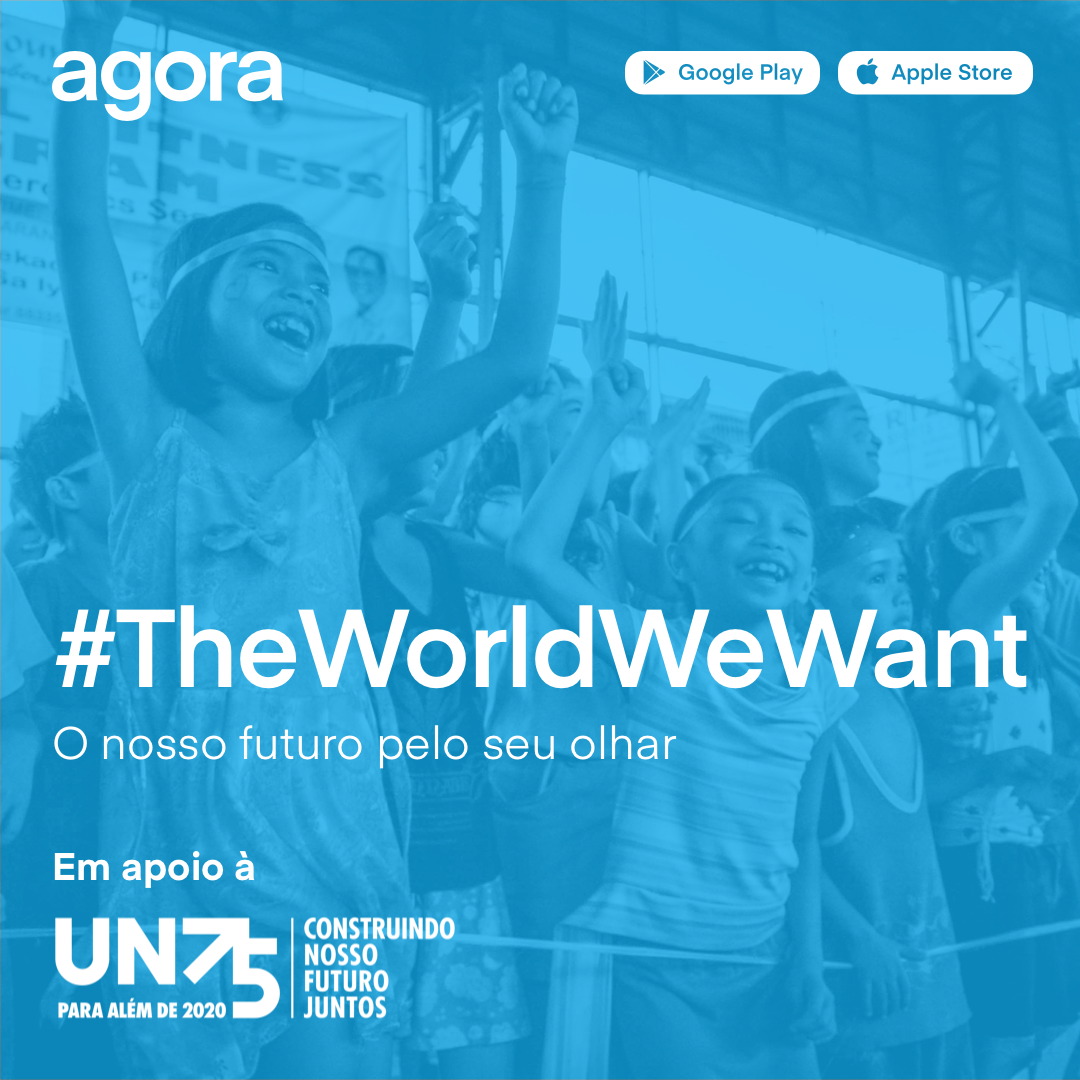 ONUBrasil's tweet photo. Através do concurso de fotografias #TheWorldWeWant (#omundoquequeremos), o aplicativo 'Agora' apoia iniciativa #UN75 e encoraja fotógrafas(os), amadores ou profissionais, a compartilhar suas perspectivas do mundo que eles querem.
Prazo é sexta (24/7): https://t.co/L2ejng9Idl https://t.co/h7td3CDNPN