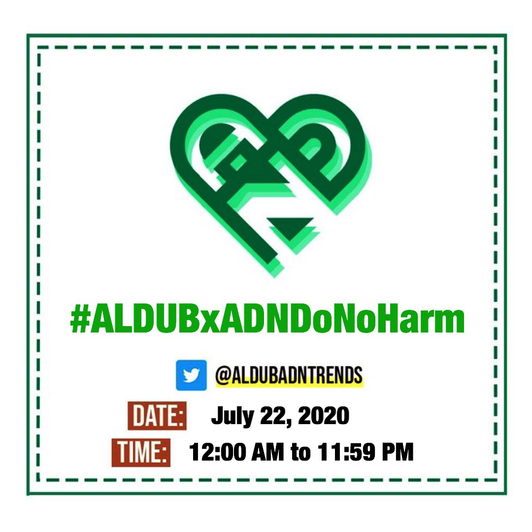 AlDubADNTrends's tweet photo. Since the start of the week, we've been citing rules to being happy. Loving yourself &amp; doing good are the first two. Doing no harm is another. Let's not cause any damage or suffering on anyone or anything. Have a great Wednesday, ADN! 

#ALDUBxADNDoNoHarm https://t.co/7j7BKw65dr