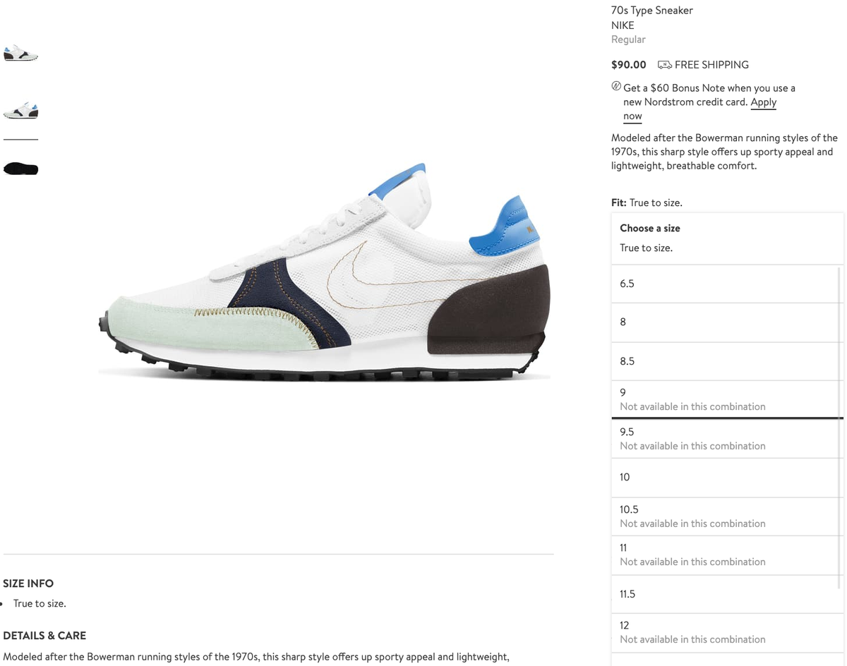 nike daybreak nordstrom