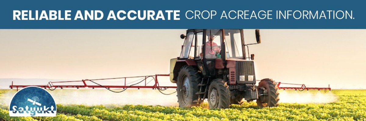 satyukt's tweet photo. @satyukt has offered scalable algorithms which principally focus on advanced #geospatial #technologies &amp; cutting-edge mechanisms such as #BigData Analytics, Physical Algorithms, to provide #real_time #data at the desired scale to derive actionable insights on standing #crops. https://t.co/IraNj96jUx