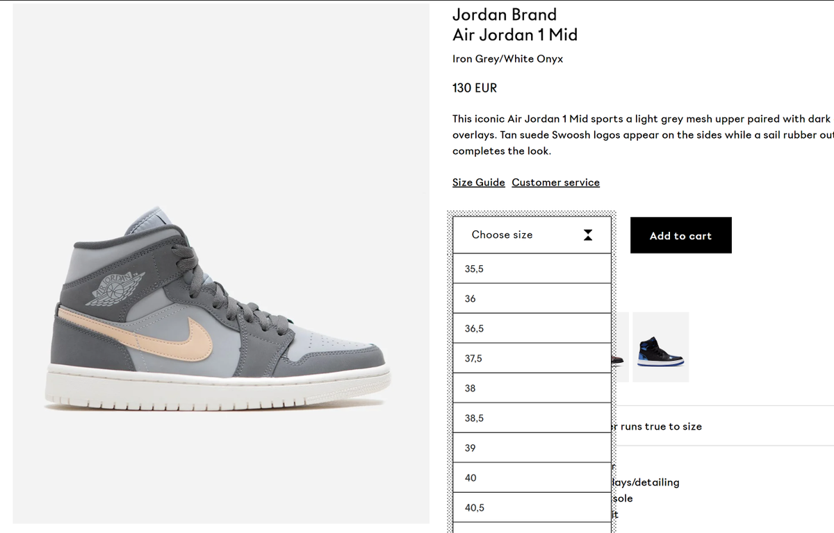 air jordan mid iron grey