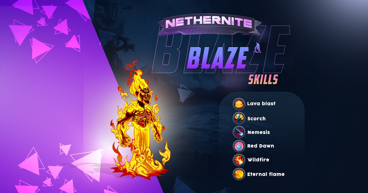 nethernite's tweet photo. #Blaze

Skills:
🌋  Lava Blast
🎇  Scorch
👊  Nemesis
🌇  Red Dawn
🔥   Wildfire
💥  Eternal flame

Incinerate your enemies: 
https://t.co/nWT3N4OzWB

#Nethernite #RPG #games #MONSTERS #gameart #gamer #gamedev #play #battlegame #onlinegames  #browsergame #letsplay #freetoplay https://t.co/s33yTSOZdv