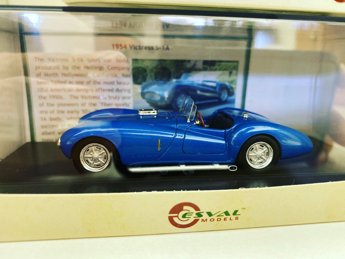 CANCarRaceAndM1's tweet image. Having another new arrival in shop
1:43 1953 Victress S1 Sport Car
#ModelCar #ModelCars #ModelCarCollection #ResinModel