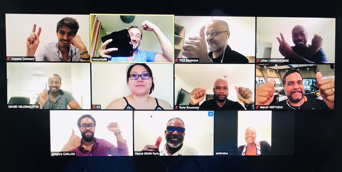 La #Guyane ça nous gagne ! 💪🏼💪🏾💪🏿 On continue de fédérer les acteurs de l’éducation, de la formation et de la #EdTech ultramarine avec le #ParkNumérique 🤖🌴🌞 Prochain rdv avec #Guadeloupe et #LaRéunion 🌍🌎✨