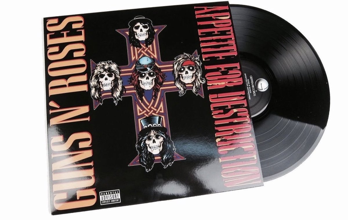 retrochenta on Twitter: "Hoy hace 33 años que los "Guns N' Roses" publicaron su primer álbum: "Appetite for Destruction". Nos daban la bienvenida a la jungla.… https://t.co/NZBRv0k6Fg"