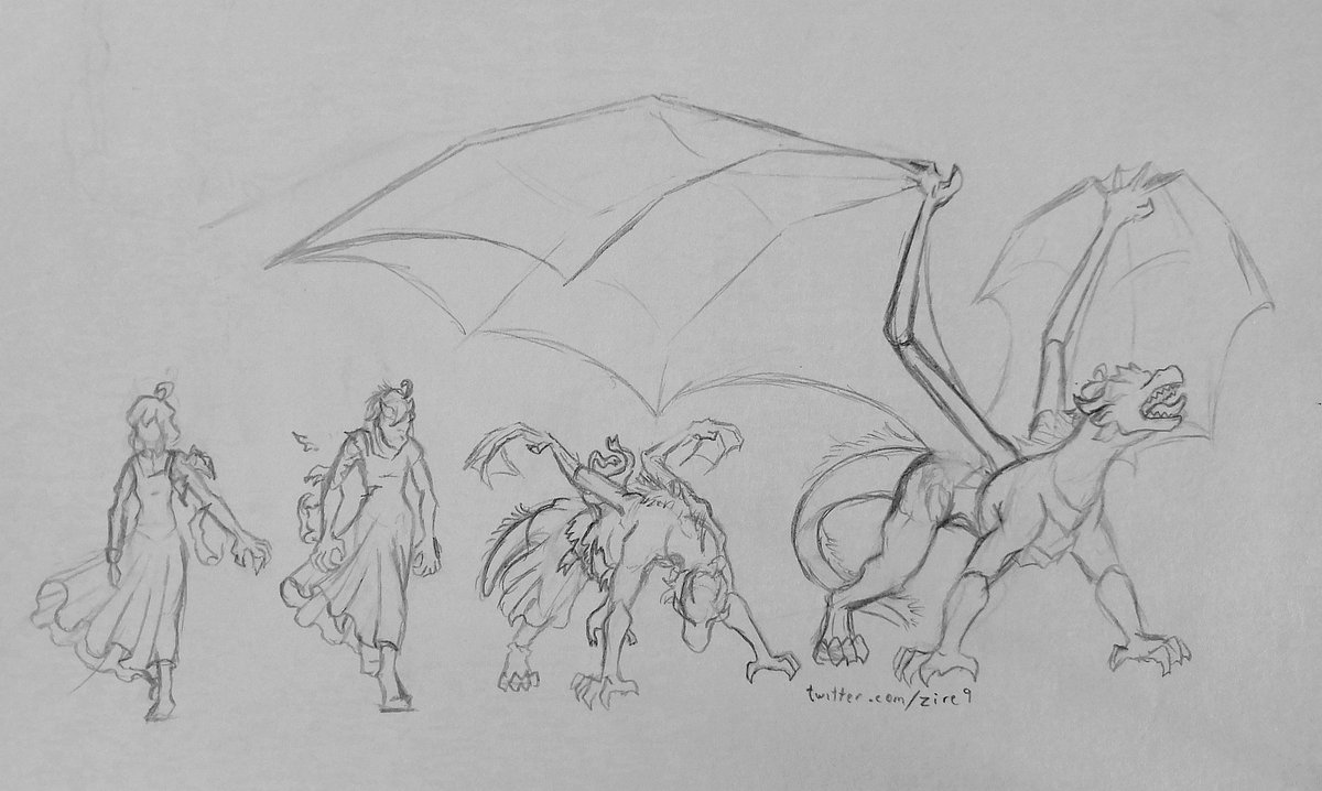 Weredragon Transformation Sequence