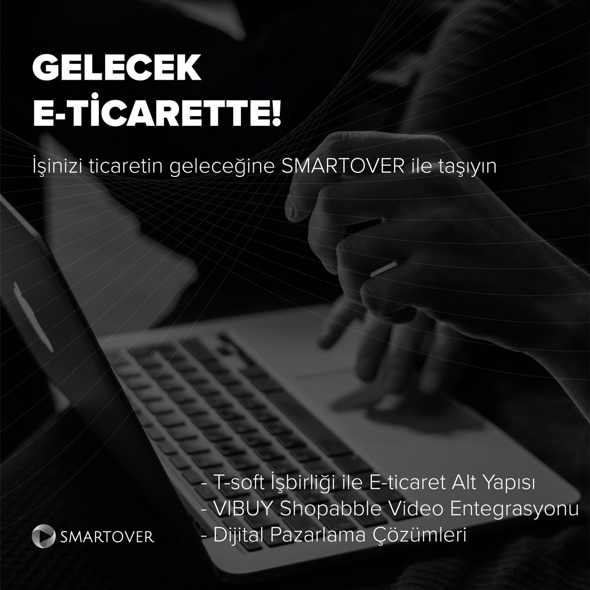 Dijitalleşen dünyada işinizi eticarete bizimle taşıyın!

<a href="/tsofteticaret/">T-Soft E-Ticaret Çözümleri</a>  işbirlliği ile eticaret altyapısı, @AppVibuy VIBUY Shoppable video entegrasyonu ve dijital pazarlama çözümleri için bize ulaşın. 📲

smartover.net

#smartover #ecommerce #digital #technology