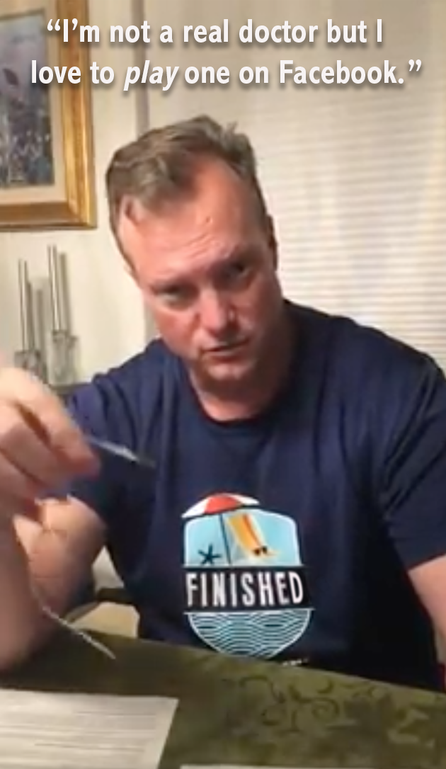 cd4indivisible's tweet image. He's helping spread #COVID19 by his love of attention, but that won't stop lame-duck @PlacerCounty BOS @kirkuhler from profiting by #PlayingDoctor.