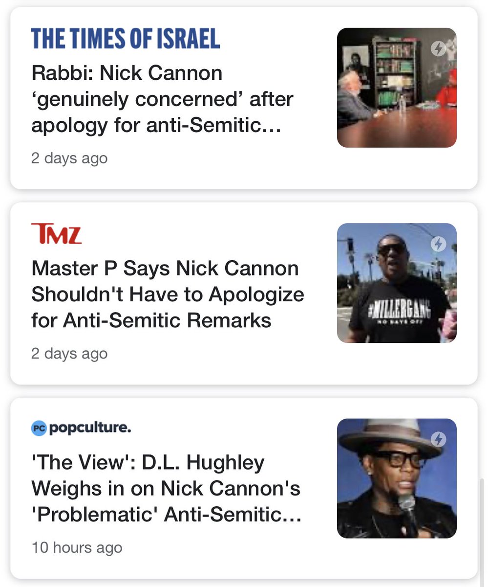 People spent an entire week freaking out about Nick Cannon promoting antisemitic conspiracies on a podcast - articles about Cannon were still being published yesterday - but the GOP is using an antisemitic conspiracy as a core part of election messaging & it’s just crickets.