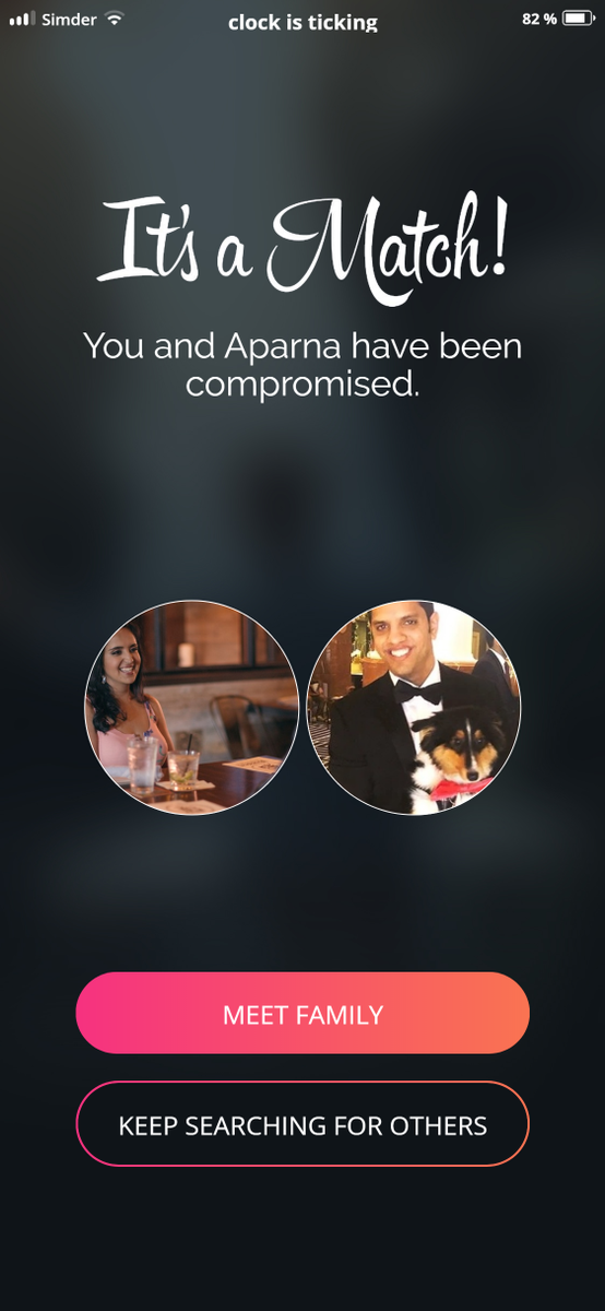 MemesBollywood's tweet photo. If Sima Aunty's matchmaking service had an app.

#indianmatchmakingnetflix 
#IndianMatchmaking https://t.co/zlTmHw9UYp