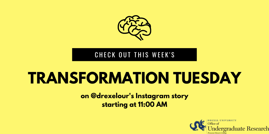 DrexelOUR's tweet photo. Throwback to last term with a new Transformation Tuesday! Don't miss out on a chance to guess the invention for this week starting today at 11 AM on our Instagram story. https://t.co/ybXnK6Cwgk