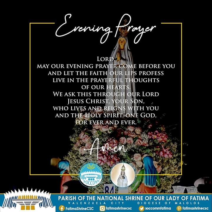 soccomfatima's tweet photo. Evening Prayer:

 SOURCE:
*iBreviary | Evening Prayer

#EveningPrayer #Vespers #iBreviary #NSOLF #SocComm #FatimaCSC #CSC #CommissionOnSocialCommunications https://t.co/lIjdjiJDfm