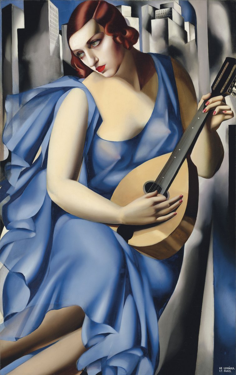 PLInst_London's tweet photo. #TamaraDeLempicka has been known for a rich #love life, which included both men and women.
Her canvas #LaMusicienne, featuring one of her lovers #IraPerrot, broke the artist’s auction record of that time (Nov 2018) reaching $9.1 million at @ChristiesInc NY.
#PCIFocusoftheDay https://t.co/81zeYmWJd2