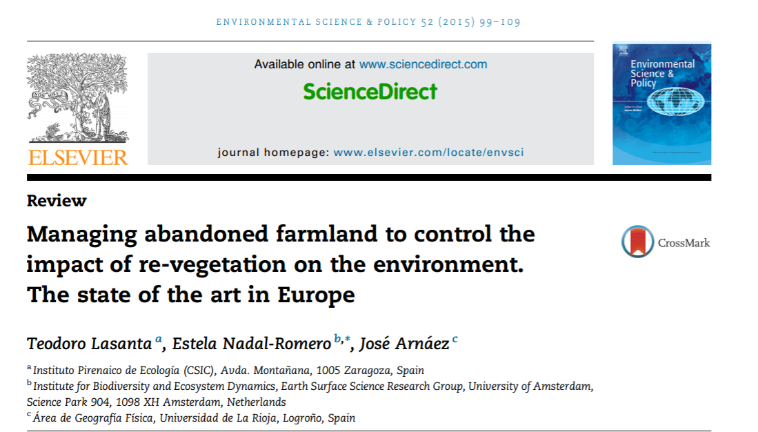 1/ in today’s  #rewildingscience paper we look at Lansanta et al’s 2015 review. Which brings together arguments for and against control or naturalisation of abandoned farmland  #rewilding  #agriculture  #farmland