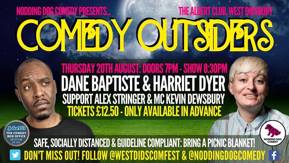 noddogcomedy's tweet photo. MCR help us spread the word!

Tickets for our @TheAlbertClub outdoor #SociallyDistant #COMEDY shows are selling FAST! 

TICKETS: https://t.co/XVgyhoSN0P

@womenincomedyuk @MCRBees @CityLifeManc @visit_mcr @ILoveMCR @vibemanc @GMFringe @MCRWhatsOn @MEN @BBCRadioManc @MCR_ginUK https://t.co/mfnXzqPdfF