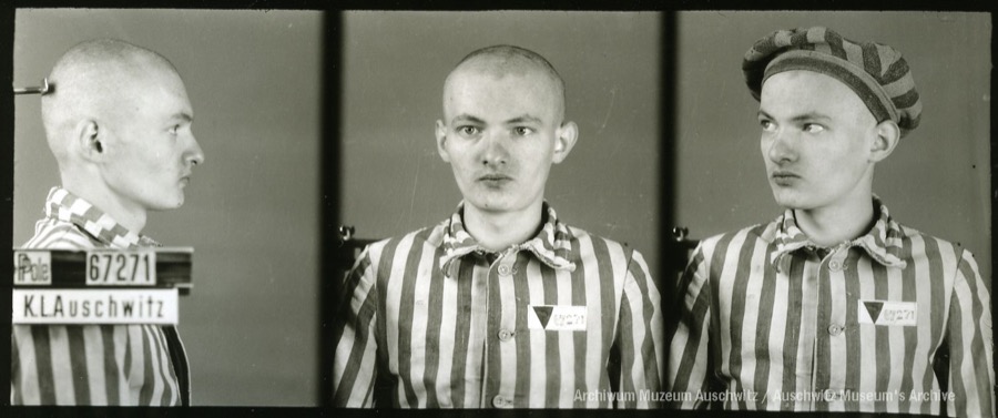 AuschwitzMuseum's tweet photo. 21 July 1924 | Pole Janusz Konikowski was born in Ostów Mazowiecka. A carpenter.

In #Auschwitz from 11 November 1943.
No. 67271
In 1944 he was transferred to KL KL Flossenbürg. He survived. https://t.co/PgRkrqV8TM