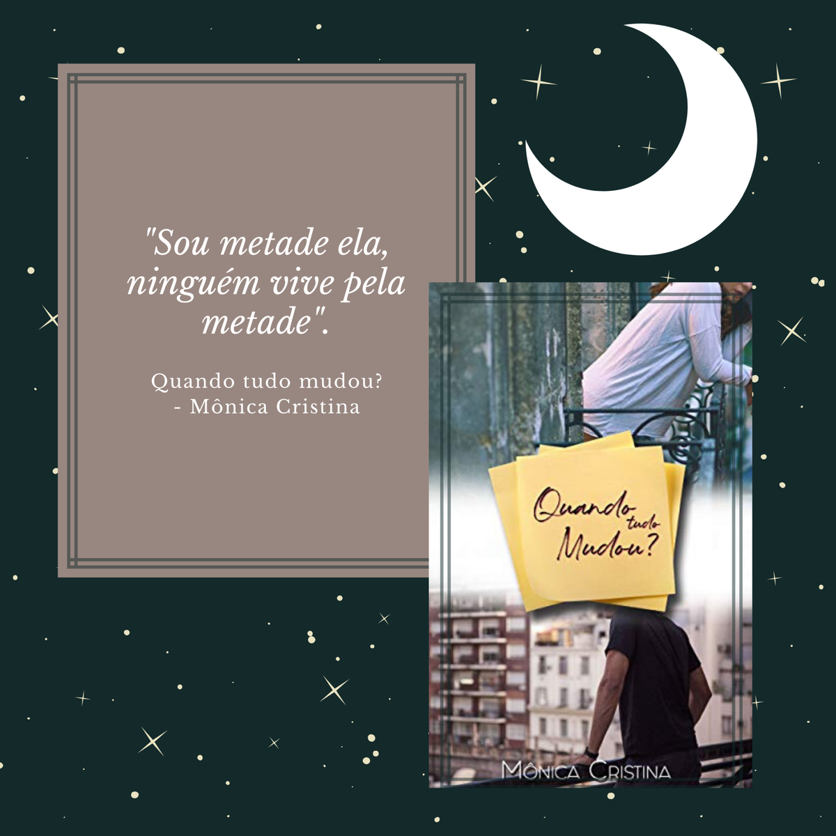 LeitoraLunatica's tweet photo. 📚 Quando tudo mudou?
Autora: Mônica Cristina

Esse livro é um dos meus romances clichês favoritos, aquele que estou sempre relendo rapidinho no meio de uma ressaca literária 💜

#skoob #book #resenhaliteraria #kindle https://t.co/IMYCw4iPa2